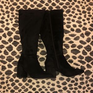 Black Knee High Boot